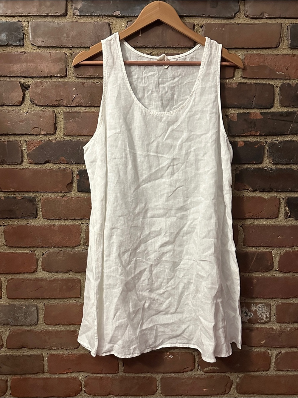 CHALET linen tunic top XL / 32” long / 42 chest